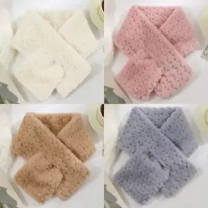 보들보들한 소프트 루프 머플러 간편한 미니 목도리 짧은 방한 스카프 겨울목도리 퍼워머