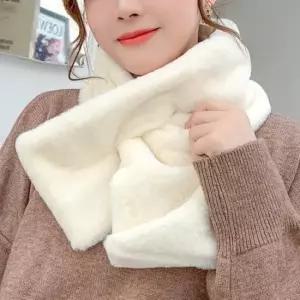 여성 겨울 데일리 보온 목도리 소프트 털 머플러 니트 넥워머 방한용품 방한머플러