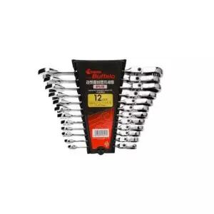 74858 플렉시블 라쳇콤비렌치세트 12PCS 깔깔이 작업 렌치