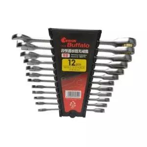 75275 라쳇렌치세트(무광) 12pcs 복스 수작업 공구 작업 렌치