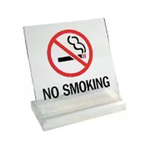 고품질 세모네모 스탠드 표지판 8081 NO SMOKING 80x80 표지판 표찰 안내판 간판 알림판 W16B778