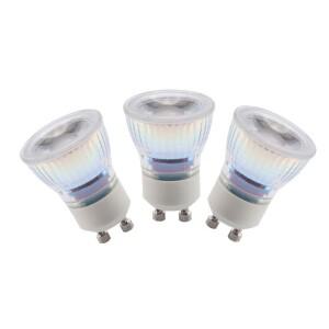 조광 가능 GU10 미니 LED 전구 스포트라이트 램프 할로겐 교체 작은 보석 AC 110V 220V 7W 35mm