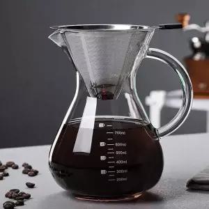 핸드드립 커피 세트 드리퍼 서버 800ml 커피여과기 커피유리서버