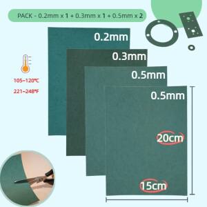 [호환품]개스킷 용지 20x15cm | 찢어짐 방지 내열성 내유성 DIY 엔진 가스켓 스쿠터 바이크 오토바이 잔디