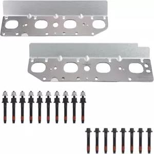 볼트 스터드와 너트가 장착된 5.7 HEMI 배기 매니폴드 개스킷 2009-2020 5.7L V8 엔진용 닷지 램 1500 2500