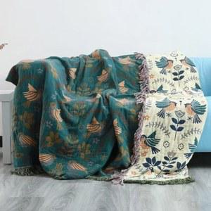 면화 양면 소파 커버 커버에 이불 대한 사계절 침대 던져 여행 시트 담요를 타월 일반