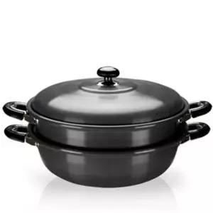 찜솥 2단 경질 냄비 찜냄비 찜통 찜기 떡시루 42cm 찜솥냄비