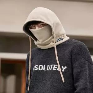 남성 여성 4컬러 도톰 후리스 마스크 후드 넥워머 플리스