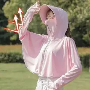 후드 자외선차단 페이스 여성 마스크 4컬러 썬캡 골프