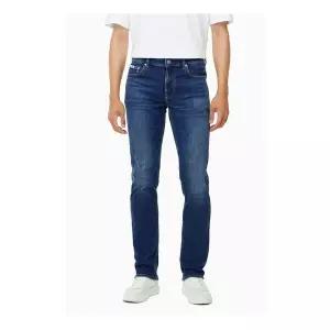 캘빈클라인진 CALVIN KLEIN JEANS [캘빈클라인 진]남성 바디핏 다크블루 기모 청바지 J327407 802454