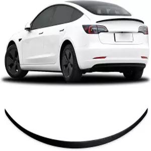 Tesla Model 3 2017-2023용 Rongxu 오토 스포일러 핏 ABS 머티리얼 OEM 오리지널 리어 윙 트렁크 립 매트