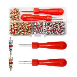 VKINMAN 242PCS 에어컨 코어 R134A 밸브 AC 키트 제거 도구