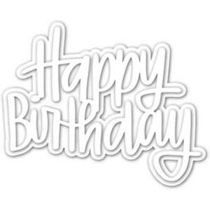 생일 축하 금속 CAR 앨범 커팅 사진 다이 DICUTS 페이퍼크래프트 FOR 스크랩북킹