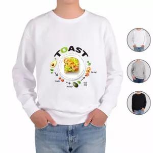 맨투맨 전색상 다양한 과일로 먼든 토스트 프린트셔츠 Iby9+1xDm