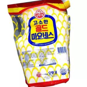 오뚜기 파우치 튜브 마요네즈 3.2kg 4봉 업소용 소스