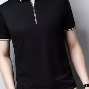 남자 카라티 여름 출근룩 반팔 피케 반집업 티셔츠 3컬러