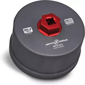모티벡스 툴 MX2322-US 86.4mm 16 플루트 정밀 CNC 가공 알루미늄 필터 렌치 2014년형 및 최신 볼보 2.0L 4