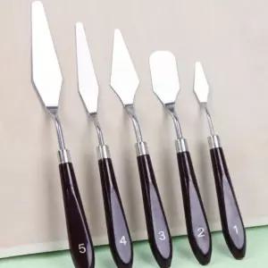 아크릴 물감 유화 페인팅 나이프 5종