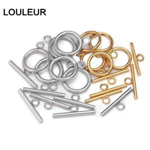 스테인레스 스틸 OT Clasps 팔찌 토글 걸쇠 커넥터 DIY 목걸이 쥬얼리 결과 만들기 용품 도매
