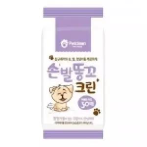 애견용품 강아지물티슈 위생용품 펫크린 강아지위생물티슈 펫위생크린티슈