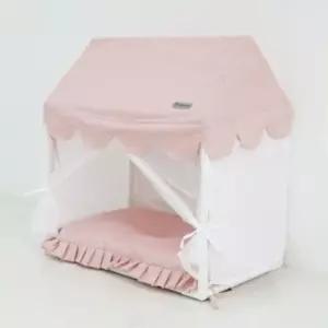 고양이하우스 강아지 공주 침대 하우스 핑크 1P 고양이 프릴 숨숨집 고양이숨숨집