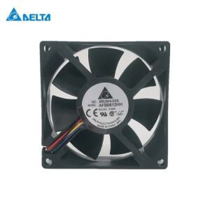 델타 AFB0812HH SM19 서버 냉각 선풍기, DC 12V, 0.30A, 80x80x25mm, 4 와이어, 8cm, 3 2