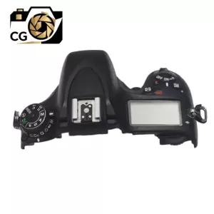 플래시 보드가 포함된 상단 커버 케이스 쉘 니콘 D600 D610 SLR용 숄더 LCD 버튼 플렉스 케이블 교체 수리
