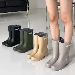 [디자이어로즈]여성 레인부츠 컬러 패션장화 장마철부츠