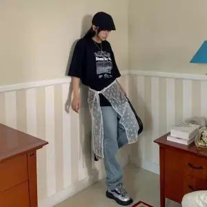 |CHK1B1C|여성 리본 디자인 시스루 레이스 랩 스커트