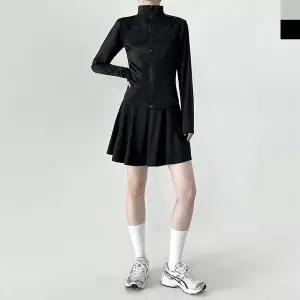 |CCK1C1F|여성용 봄여름 쿨 플레어 투인원 운동 스커트