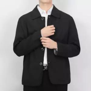 남성 간절기 반코트 트렌치 자켓 가을 점퍼 하프 코트