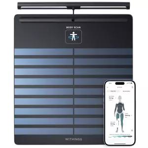 WITHINGs 바디 스캔 - 개선을 위한 연결된 WiFi 스케일 BIA 개인 체중계 체성분 분석 체지방 근육량 수분