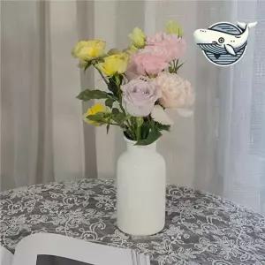 세련된 도자기 화병 화이트 꽃꽂이 인테리어 병 선물 분위기 생화