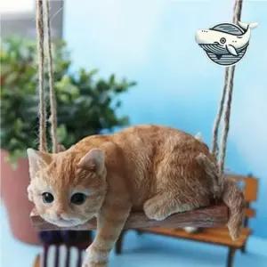귀여운 고양이 미니어처 인테리어 장식 소품 고양이모형 고양이미니어처 테이블장식품