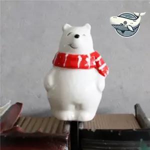 겨울 인테리어 흰곰 도자기 화병 소품 장식품 크리스마스장식품 트리장식소품