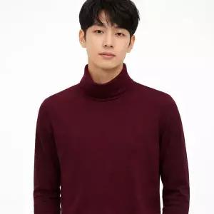 [리미드] 남성 슬림 골지 터틀넥 니트 티셔츠 5C-KN-Q041