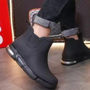 남성운동화부츠 에어쿠션 남자레인부츠 스타일링 첼시 미끄럼방지장화 (WB70F25)