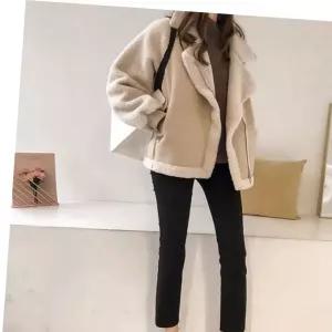 잠바 겨울 데일리 여자 페이크퍼 뽀글이 무스탕 자켓