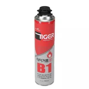 우레탄폼 타이거 건용B1 750ml 한박스보수재 보수용 폼건 우레탄 수성연질 폴리 결로방지 난연