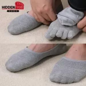 (히든토우)발가락양말(토우캡/남성용)(3쌍) 여름양말 무신사 페이크삭스 (W33AE48)
