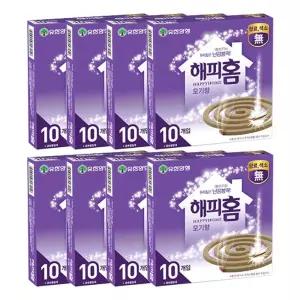 해피홈 모기향 10개입 x 8개