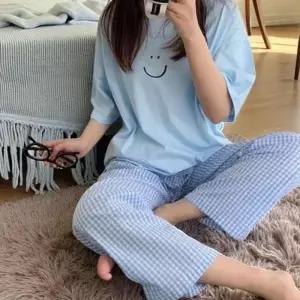 [라일리여성언더웨어] Rly 데일리 여성 잠옷 스마일 여성 파자마 상하의 간
