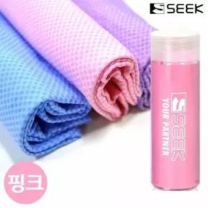 SEEK 스포츠타올 프리미엄 엠보싱 습식 대형 PVC 핑크 ALL-03