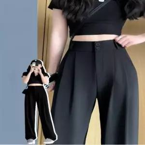 [하프클럽/]신상 슬림 여성와이드 면접 슬랙스 일자 9부팬츠
