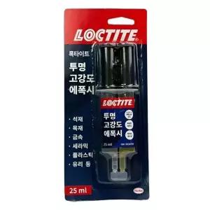 록타이트 인스턴트믹스 5분 주사기 에폭시 25ml 투명 (WE1FA50)