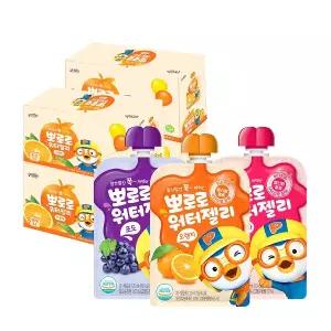 팔도 뽀로로 워터젤리 120ml 40개입 /복숭아 포도 오렌지