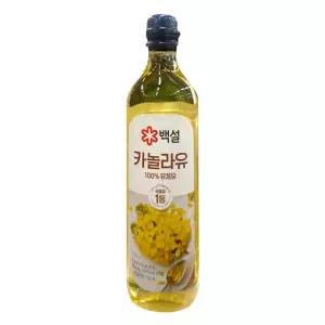 백설 카놀라유 900ml X 5개