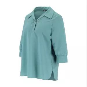 [PAT] 피에이티 여성 절개 디테일 오픈 카라 7부 티 블라우스 1L42515