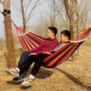 2인용 해먹 고급형 캠핑 야외 그물 침대 캠핑해먹 해먹로프 2인용해먹 (WAD1065)