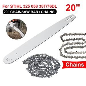 STIHL MS290 MS291-310-340-360-380-391-440 톱 브래킷 커터용 체인 20인치 전기톱 가이드 바 325 76DL